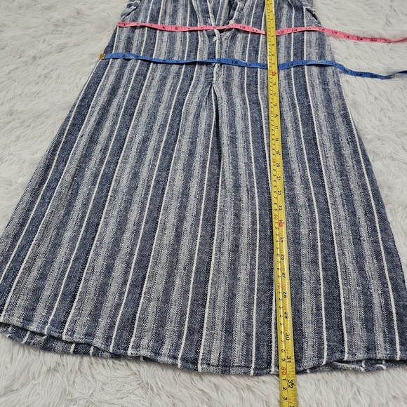 Anthropologie | Cloth & Stone Stripe Shirt Dress Button Top Sleeveless L… - Picture 9 of 12